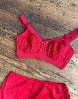 Vintage 60s Scarlett Bralette and Slip Skirt Set