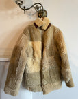 Vintage Rare Shearling Patchwork Jacket