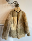 Vintage Rare Shearling Patchwork Jacket