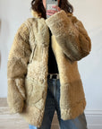 Vintage Rare Shearling Patchwork Jacket