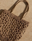 Lucy Flower Bag Natural