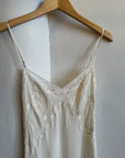 Vintage Victorias Secret Pure Silk Slip Dress Creme