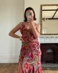Vintage 2004 Pure Silk Lisa Ho Rainbow Fairy Dress