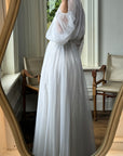 Vintage 70s Australian Made Billow Sleeve Wedding Dress