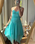 Vintage Y2K Aqua Fairy Dress