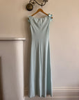 Vintage Y2K Aquamarine Petal Dress