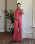 Vintage Y2K Stella McCartney Silk Jumpsuit Papaya