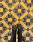 Vintage 90s Square Toe Leather Boots