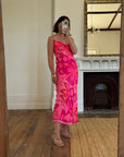 Vintage Y2K Jenny Packham London Pure Silk Slip Dress Sunset