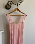 Vintage 30s Blush Pink Negligee Slip Dress
