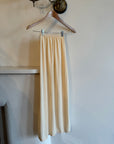 Vintage Long Slip Skirt Creme Brulee
