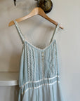 Vintage 70s Gunne Sax By Jessica McClintock Prairie Dress Baby Blue