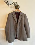 Vintage Light Brown Wool Blazer