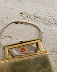 Vintage Gold Structured Purse