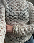 Vintage Crochet Long Sleeved Top