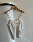 Vintage Christian Dior Lace Embroidered Camisole Ivory