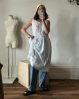 Vintage 90s Cotton Broderie Anglaise Sundress