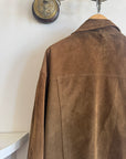 Vintage 90s Cognac Suede Barn Jacket