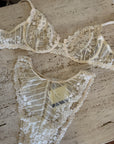 Vintage 90s La Perla Cream Lingerie Set With Original Tags