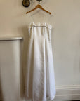 Vintage 90s Classic Strapless Wedding Gown