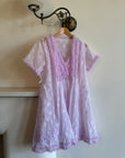 Vintage 50s Frou Frou Lilac Dress and Cape Set