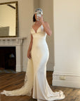 Vintage Y2K Pure Silk Bias Wedding Dress