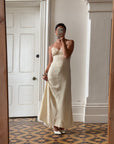 Vintage 60s Sequin and Crepe Slip Wedding Dress
