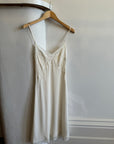 Vintage Victorias Secret Pure Silk Slip Dress Creme