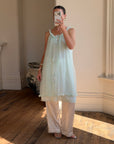 Vintage 60s Babydoll Shift Dress Mint