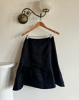 Vintage Jil Sander Pure Silk Skirt Noir