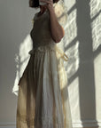 Vintage 70s Cheesecloth Prairie Sundress