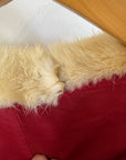 Vintage Rare 70s Mink Fur Checkerboard Coat