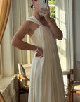 Vintage Y2K Pure Silk Chiffon Grecian Gown