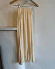 Vintage Long Slip Skirt Creme Brulee