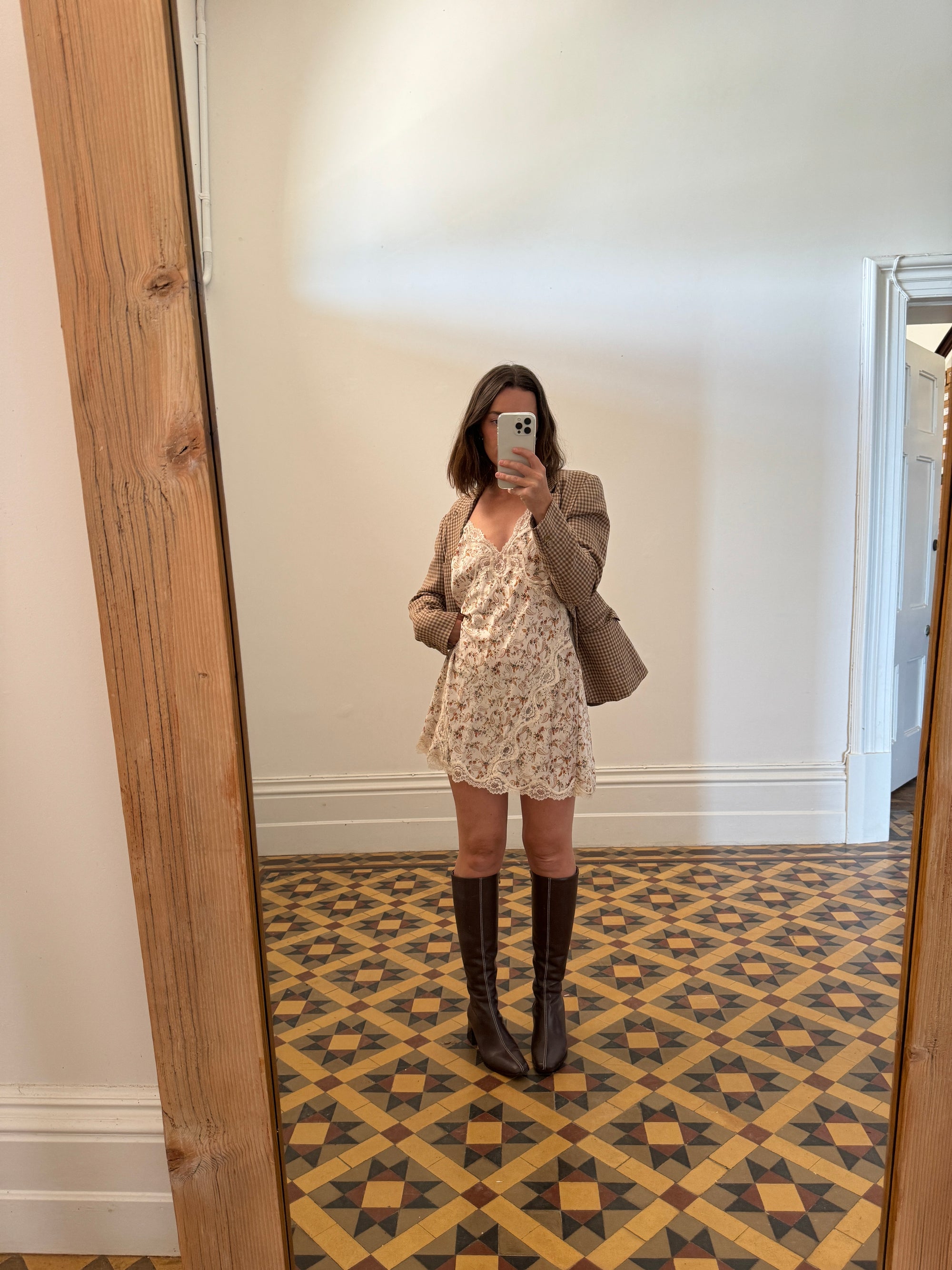 Vintage Victorias Secret Slip Dress Paisley