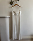 Vintage 90s Quilted Australian Made Slip Wedding Dress