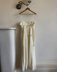 Vintage 90s Gathered Daisy Wedding Dress