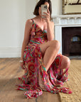 Vintage 2004 Pure Silk Lisa Ho Rainbow Fairy Dress