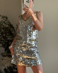 Vintage 60s Disco Sequin Mini