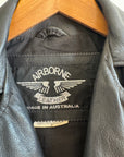 Vintage 90s Australian Made Leather Biker Jacket
