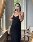Vintage 90s Australian Made Knit Dress Noir