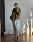 Vintage Australian Made Caramel Faux Fur coat