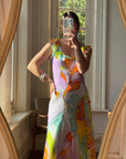 Vintage 90s Italian Slip Sundress Multi
