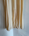 Vintage Long Slip Skirt Creme Brulee