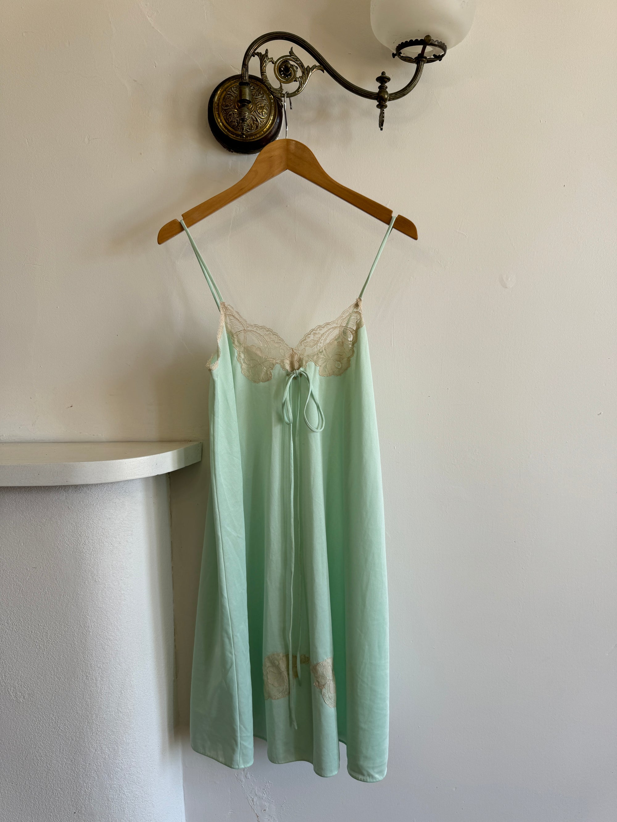 Vintage 50s Mint Negligee A-Line Mini Slip