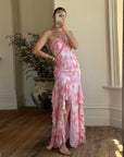 Vintage Y2K Fairy Floss Embellished Ruffle Gown