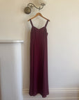 Vintage 90s Australian Made Plum Strappy Dress