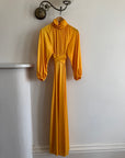 Vintage 70s Marigold Swing Maxi Dress