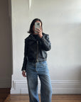 Vintage 90s Australian Made Leather Biker Jacket