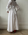 Vintage 70s Romantic Cotton Maxi Dress